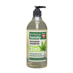 BioHemp sprchový šampon pro celou rodinu 2v1, 750 ml