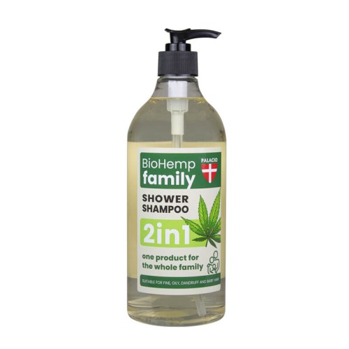 BioHemp sprchový šampon pro celou rodinu 2v1, 750 ml