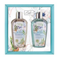 Bohemia Herbs Kosmetická sada se solí z Mrtvé moře – sprchový gel 250 ml a šampon 250 ml
