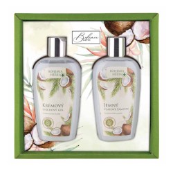Bohemia Herbs Kosmetický balíček s kokosovým olejem gel 250 ml a šampon 250 ml