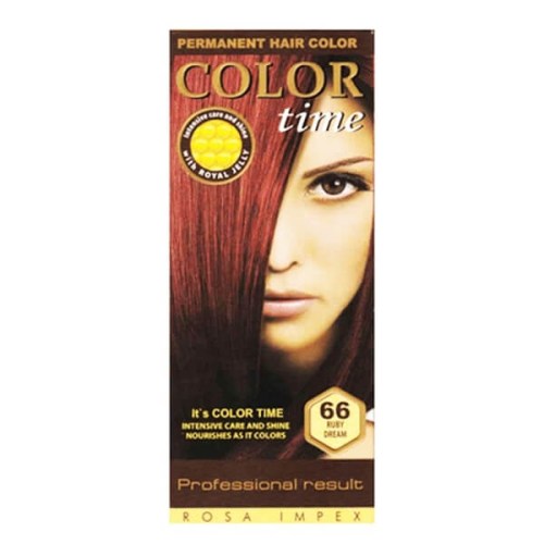 Color Time Permanentní Barva na vlasy 66 Rubínový sen 100ml
