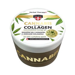 Konopný masážní gel Collagen 200 ml