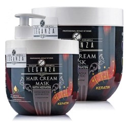 Leganza hair cream maska na vlasy s keratinem 1000 ml