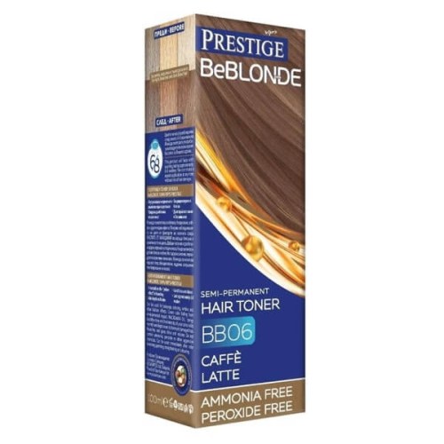 Prestige Be Blonde Semi-permanentní barva na vlasy BB06 káva Latte 100 ml