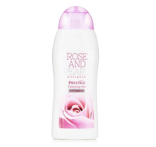 Prestige Rose a Perla čistící pleťové mléko s výtažky z Perly a Bulharské růže 200 ml