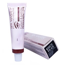 Spa Master profesionální barva na řasy a na obočí č.1 matná černá 20 ml