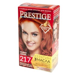 Vip's Prestige permanentní krémová barva na vlasy 217 měděný lesk 115 ml